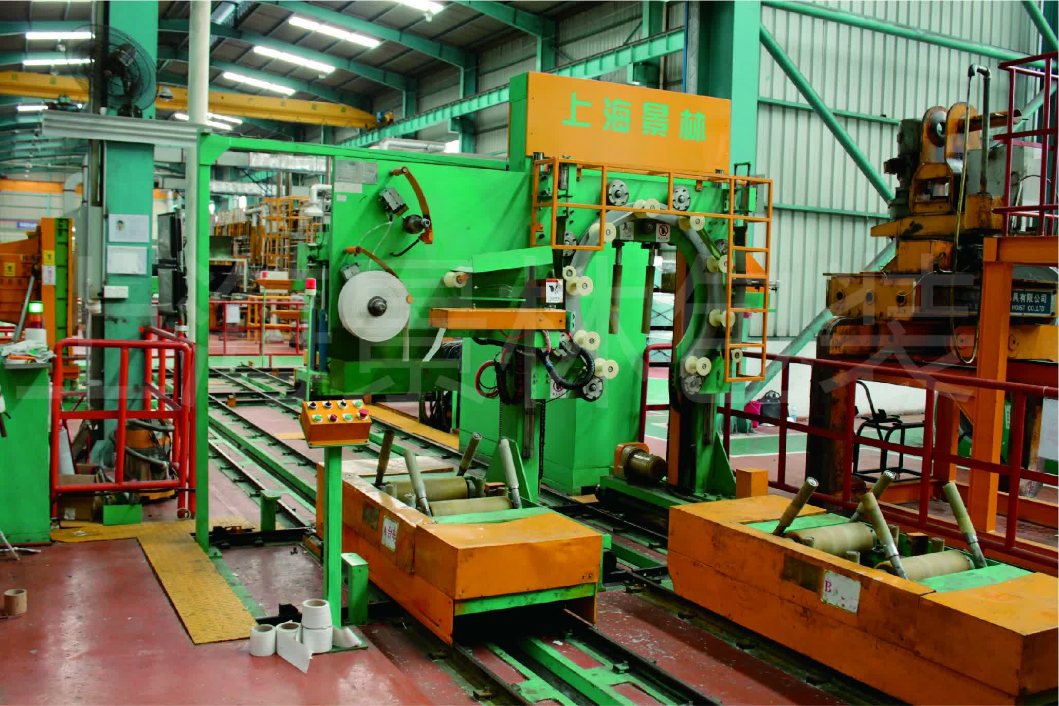 Double Trolley for Coil Wrapping Machine