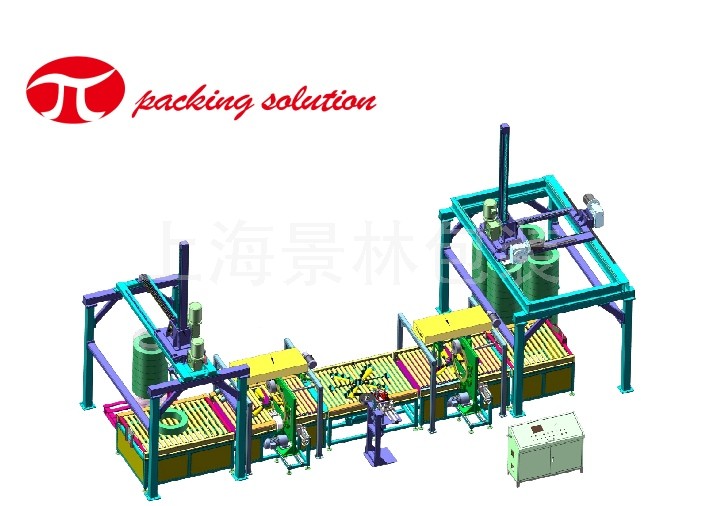 Automatic Plastic Coil Packaging Line