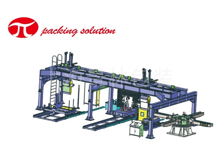 Automatic New Type Steel Coil Packaging Line