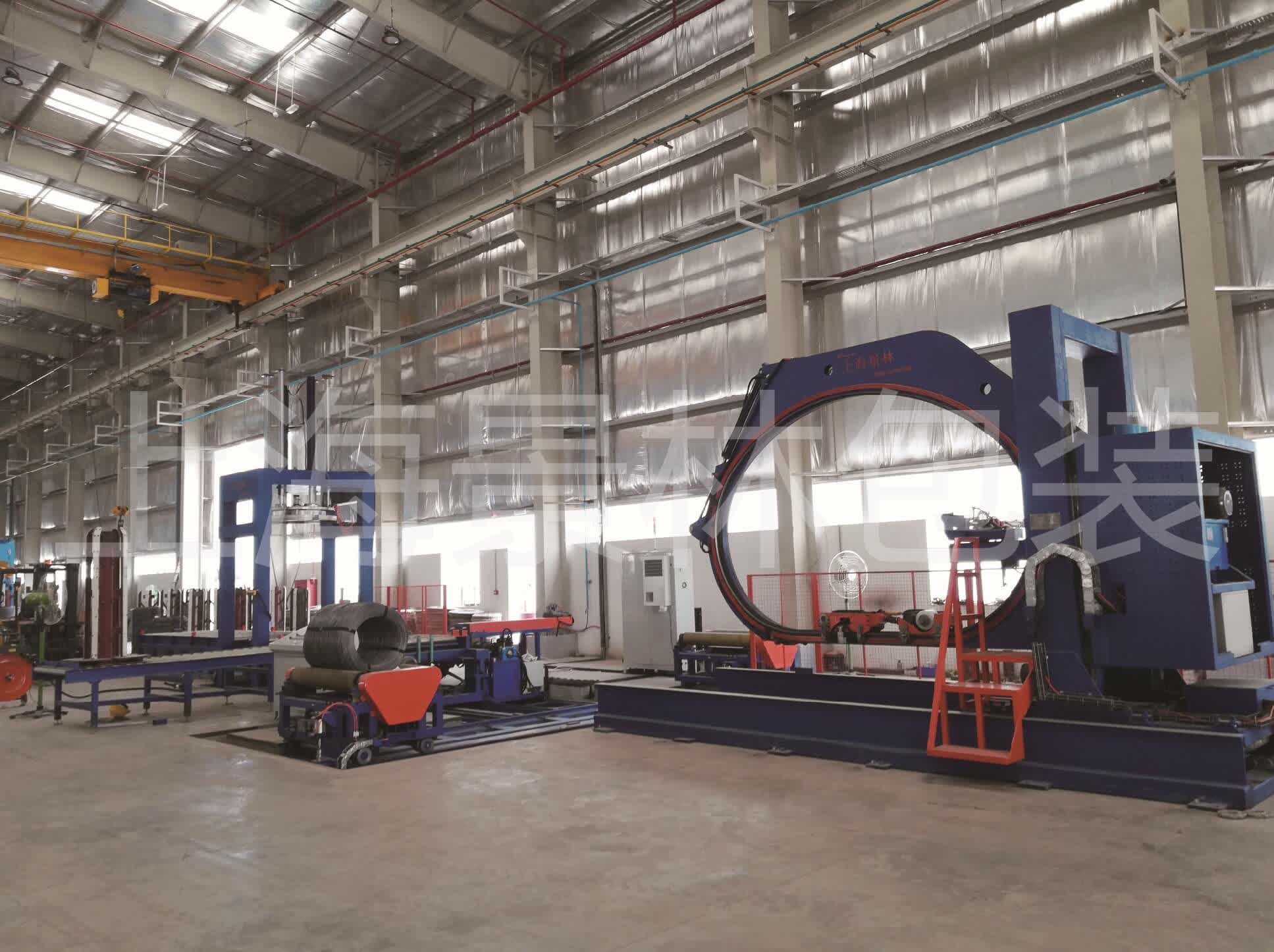 Wire locating, Compacting, Strapping, Holder Removing＆Wrapping Application