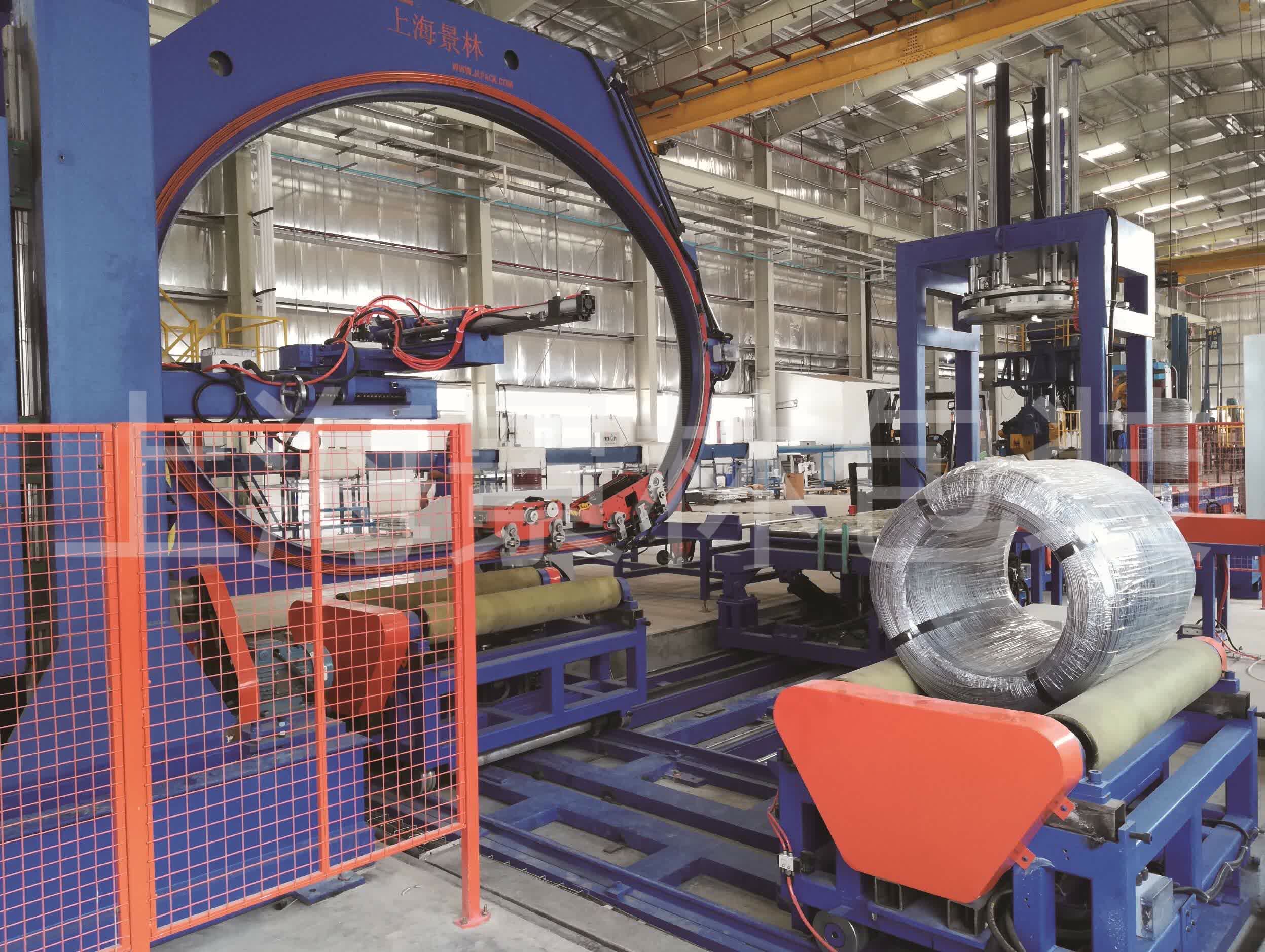 Wide Wrie Coil Wrapping Machine